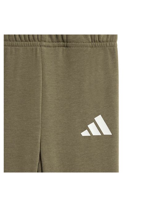 Adidas Essentials French Terry Jogger Set Beige Olive Green Infant ADIDAS CORE | Tracksuits | KB9654-